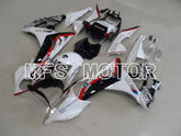 Carénage ABS injecté BMW S1000RR 2009-2014 - Style usine - Noir Blanc Rouge - MFS4500